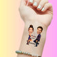Custom Wedding Tattoos - "Mr. & Mrs." Secret Agent