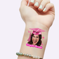 Custom Graduation Tattoos - Pink Cap & Sparkles