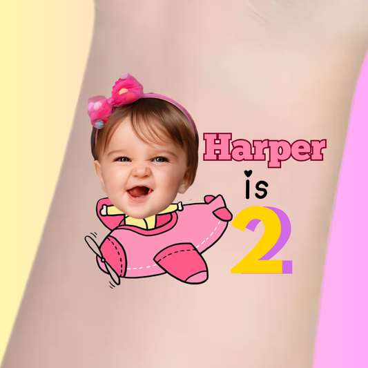 High-Flying Birthday – Premium Custom Birthday Tattoos