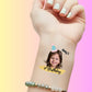 Custom Kids Birthday Tattoos - Gold Glitter Banner