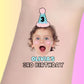 Custom Kids Birthday Tattoos - Classic Birthday Hat