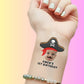 Custom Kids Birthday Tattoos - Pirate Adventure
