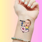 Custom Kids Birthday Tattoos - Pink Piggy Rider