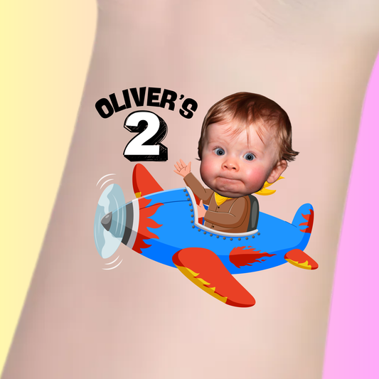 High-Flying Birthday - Premium Custom Birthday Tattoos