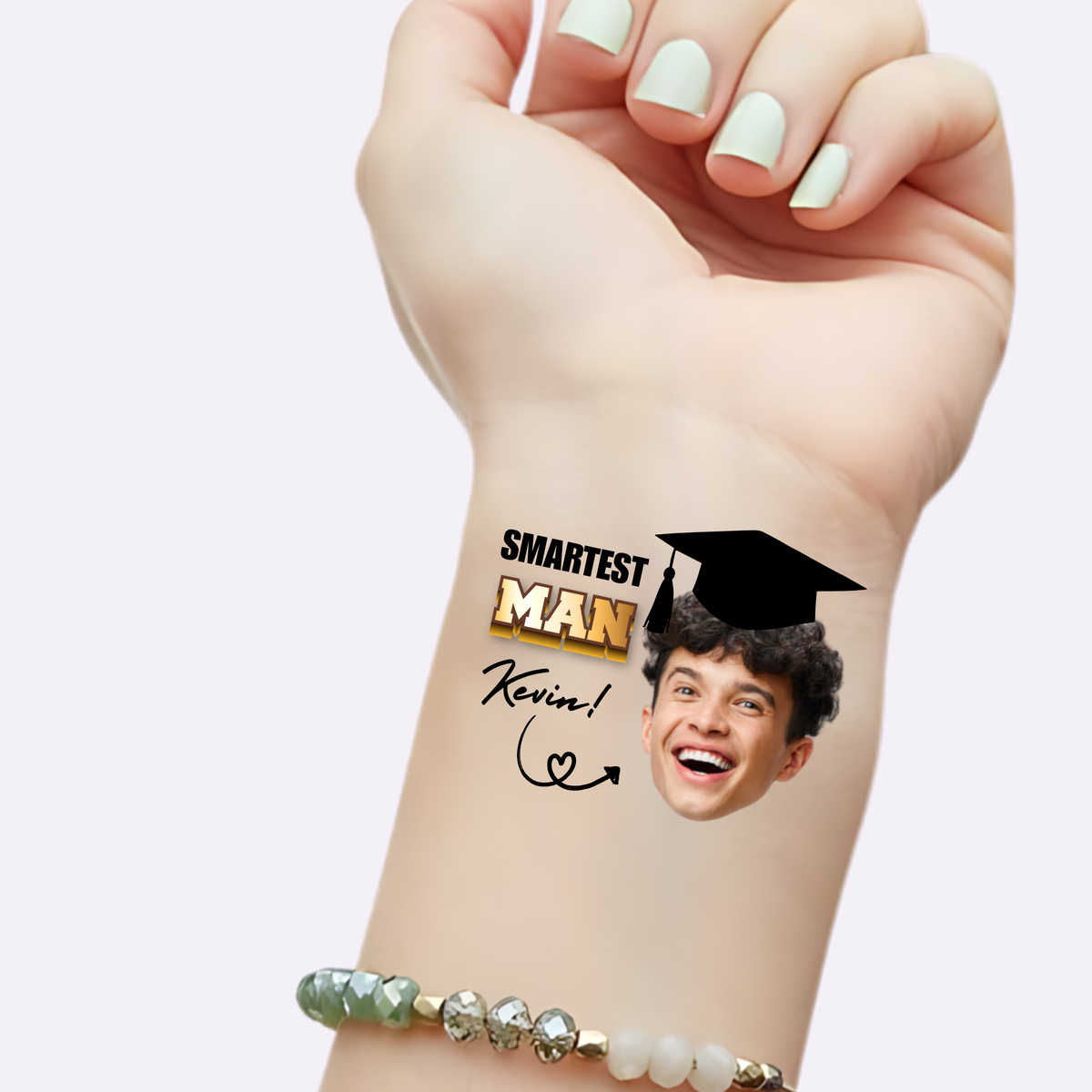 Smartest Man – Custom Graduation Tattoos