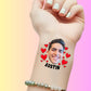 Custom Bachelorette Temporary Tattoos -  Red Heart