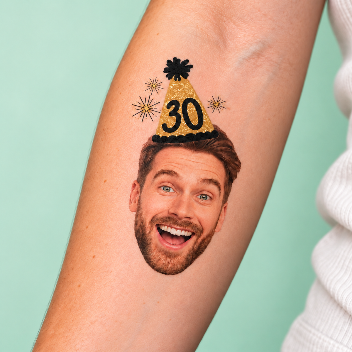 Birthdays temporary tattoo inspiration