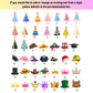 Custom Birthday Temporary Tattoos - Funny Cowboy