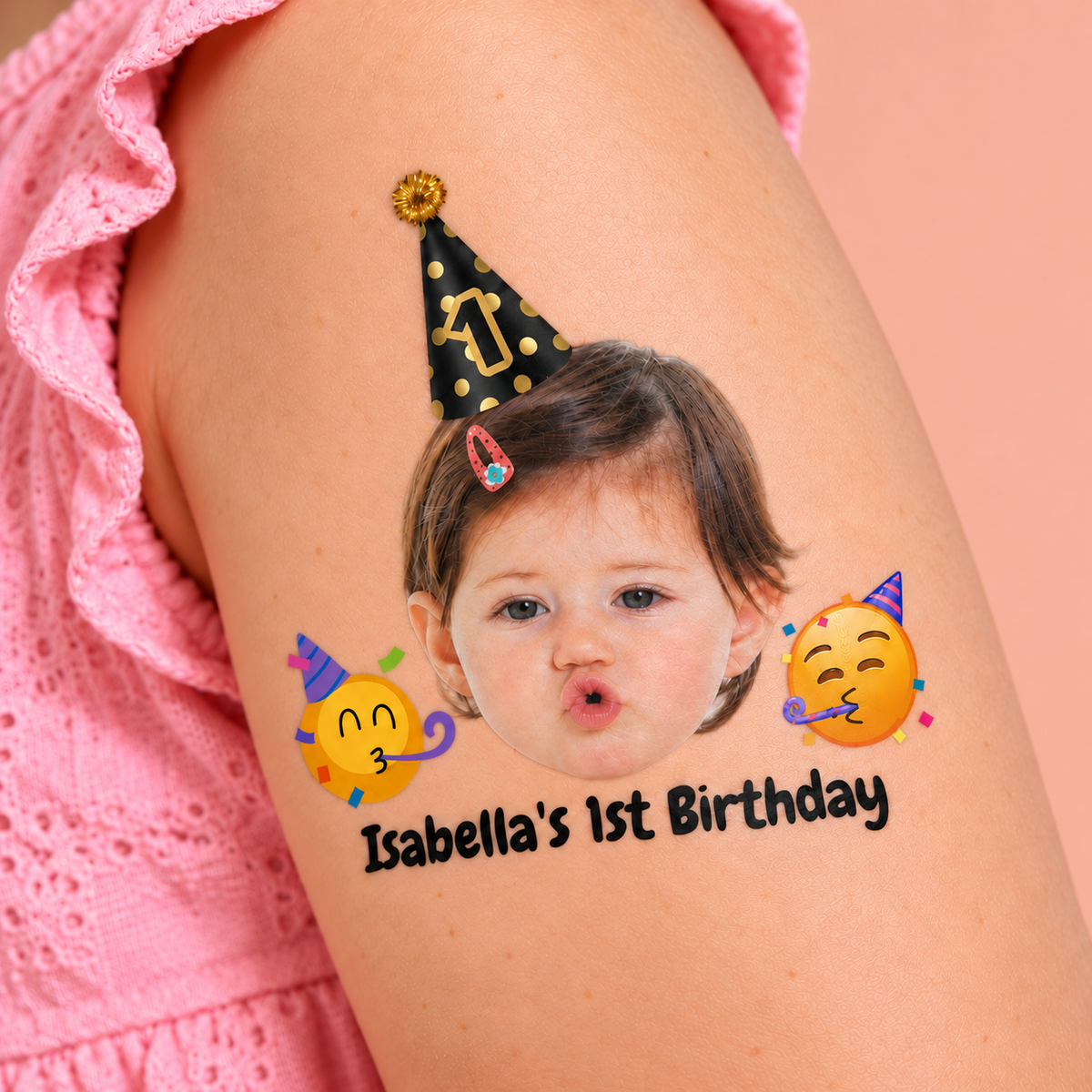 Kids’ birthdays temporary tattoo inspiration