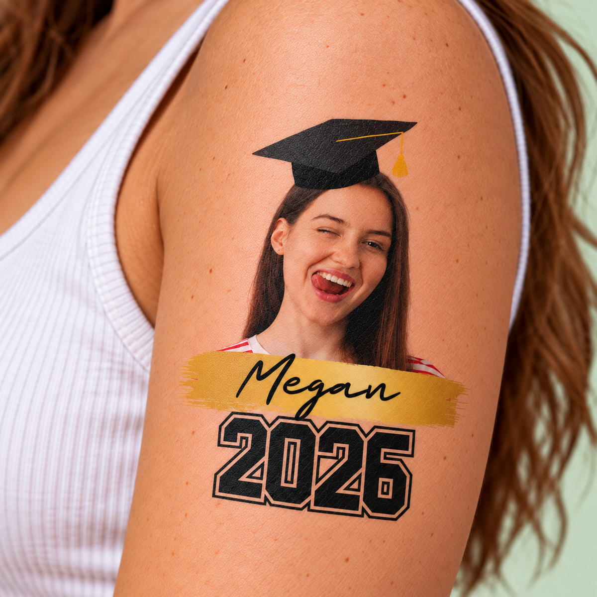 Personalized graduation tattoos