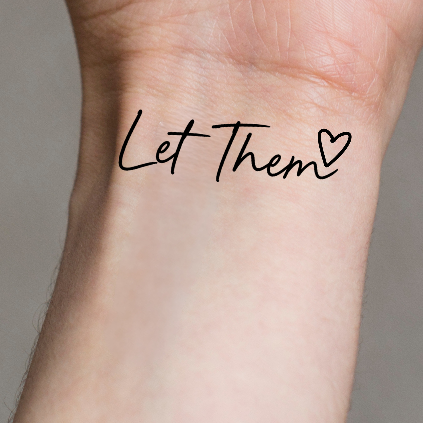 Custom Temporary Tattoos - Let Them