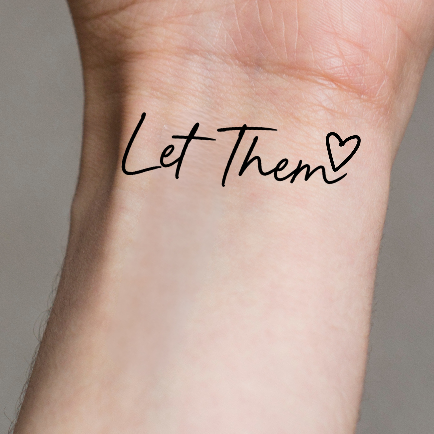Custom Temporary Tattoos - Let Them