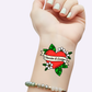 American Traditional Red Heart – Custom Wedding Tattoos