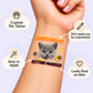 Mom Is Getting Married Pet Photo temporary tattoo personalization guide: custom pet tattoo; pet's name can be customized. Easy to apply.