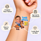 Horse Rider temporary tattoo personalization guide: custom face tattoo; age can be customized. Easy to apply.