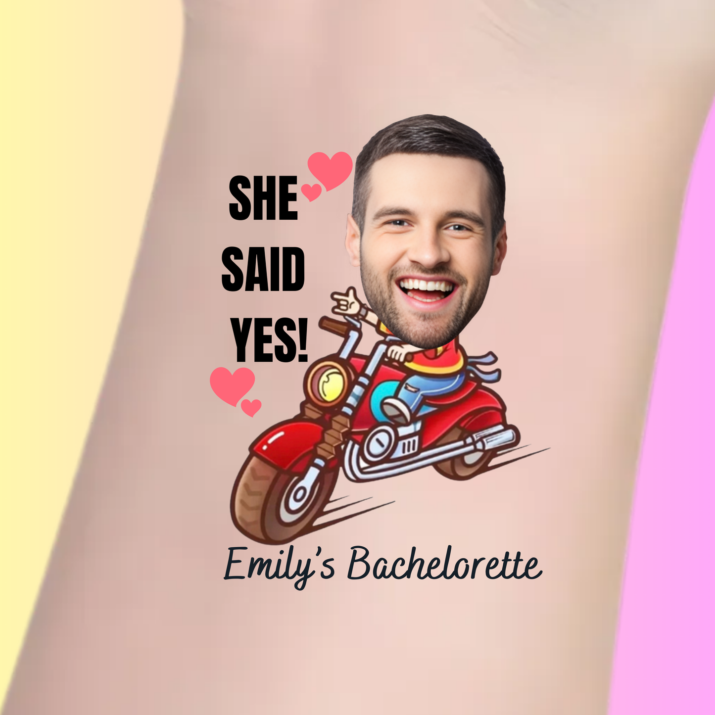 She Said Yes! – Premium Custom Bachelorette Tattoos
